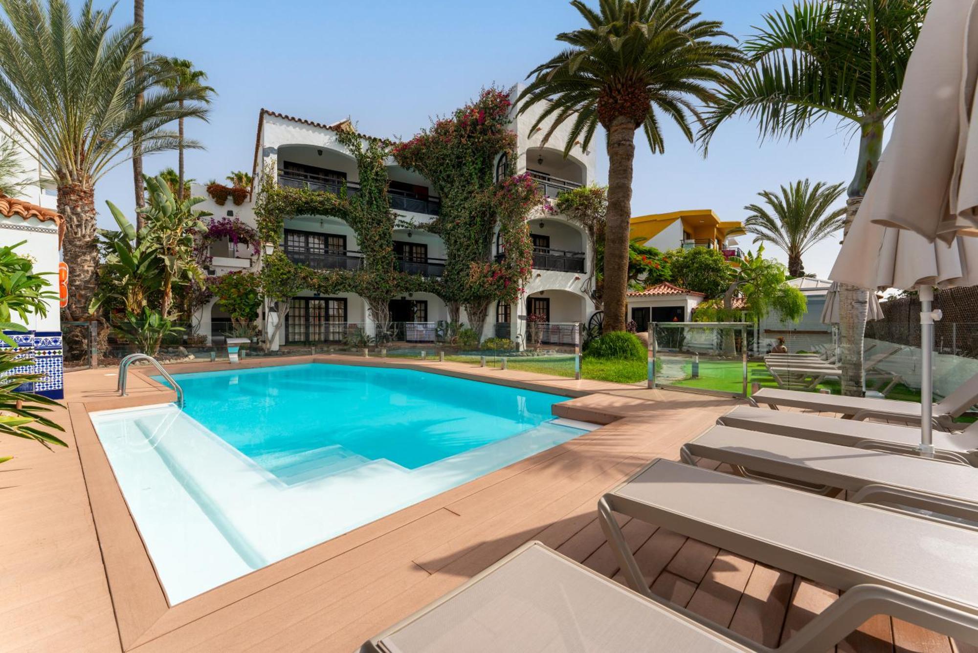 Alsol El Chaparral Aparthotel Playa del Inglés Buitenkant foto