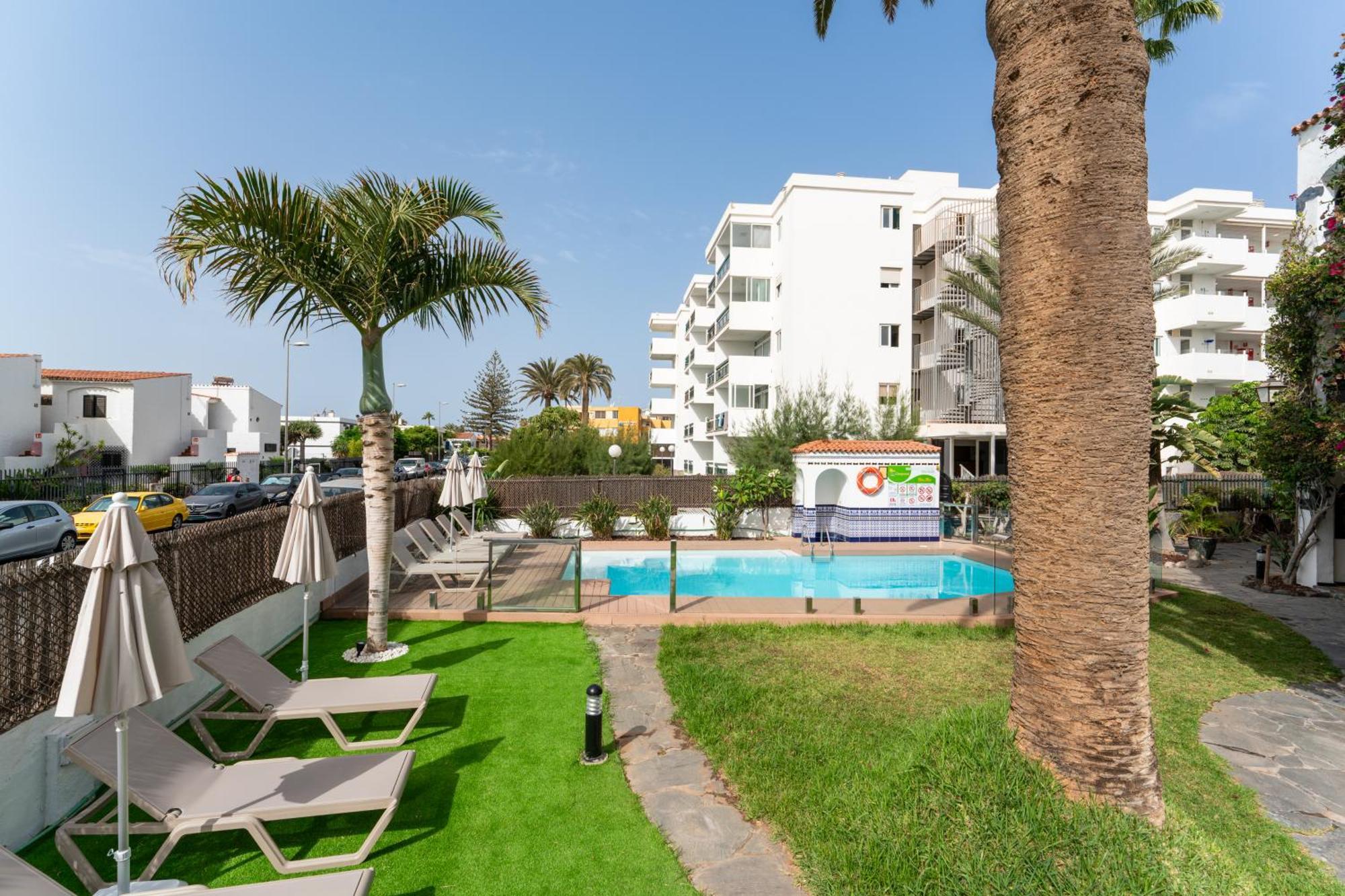 Alsol El Chaparral Aparthotel Playa del Inglés Buitenkant foto